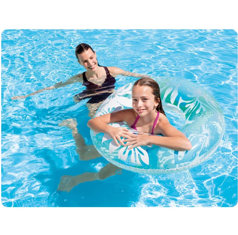 Colac Gonflabil Intex 91 cm Blue Flowers - imagine 4