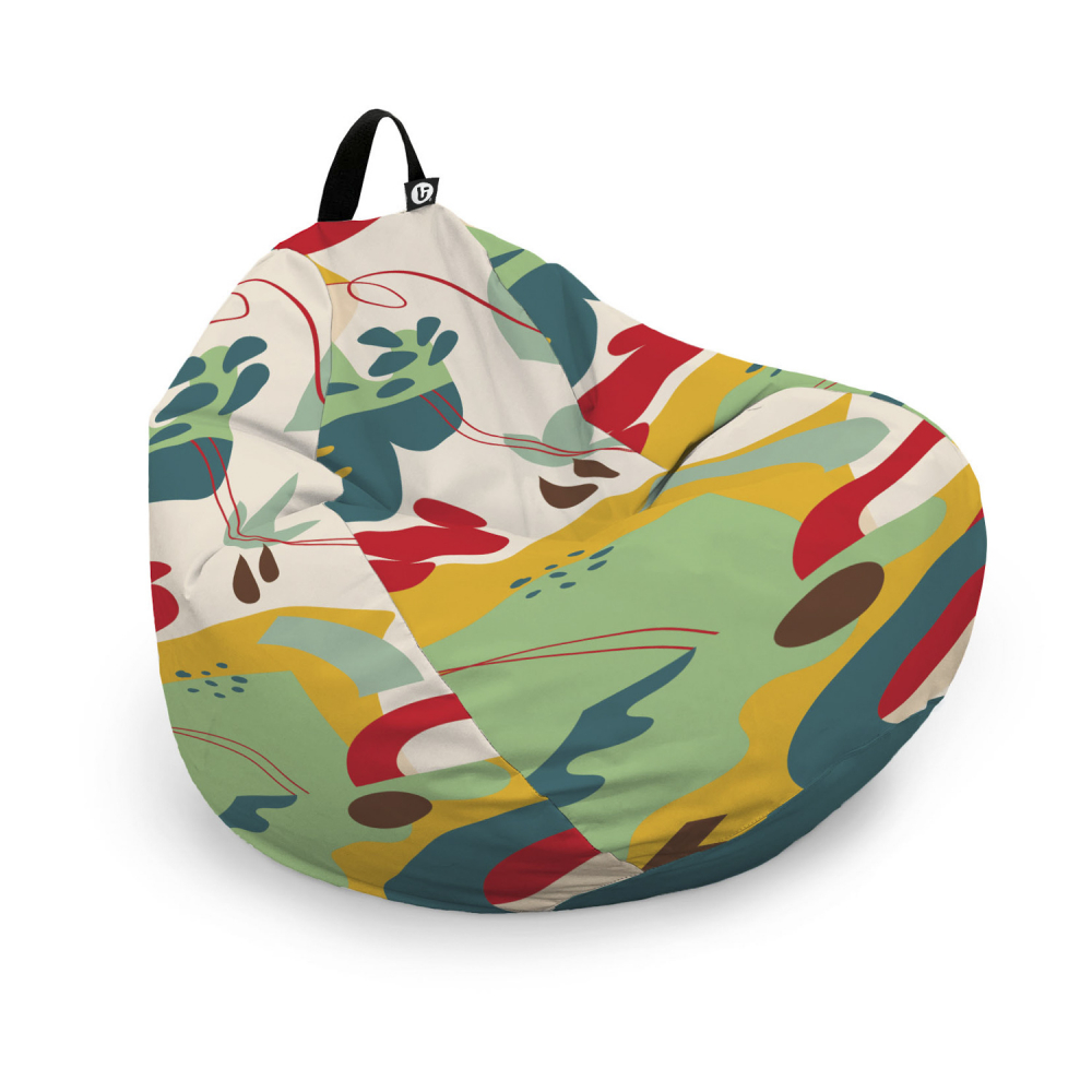 Husă Bean Bag Para XL Abstract Jungle | Updeco - imagine 6
