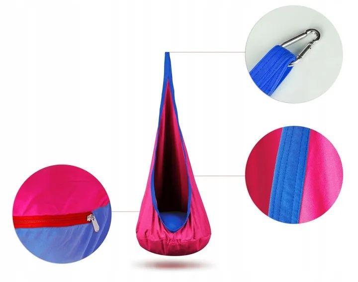 Hamac Cocoon Neo-Sport Pink - Relaxare Copii 80kg - imagine 3