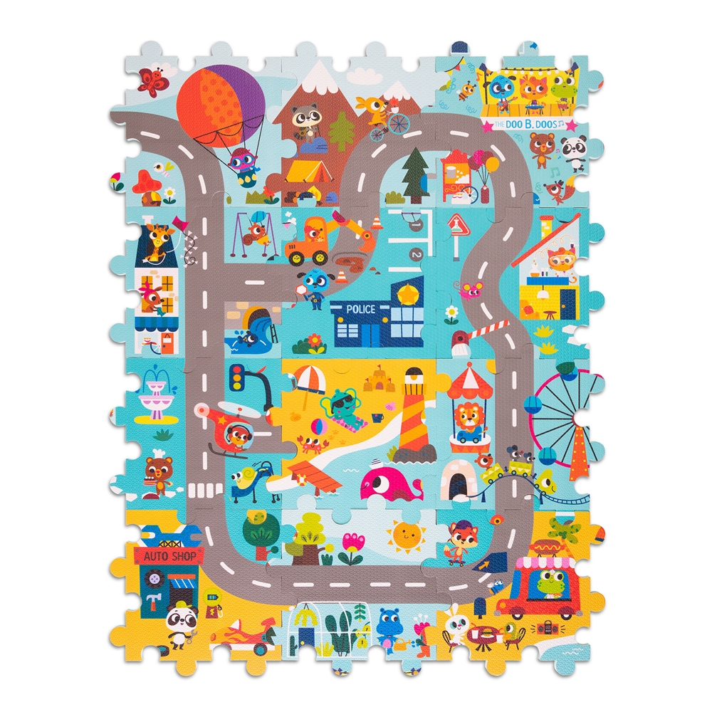 Covor puzzle Orasul Fanteziilor Btoys - imagine 7