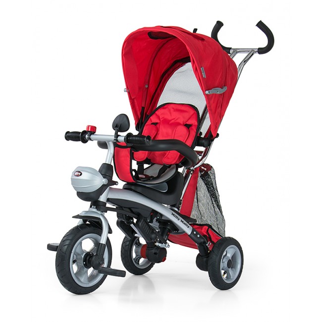 Tricicleta Milly Mally City Red cu Scaun Reversibil - imagine 11