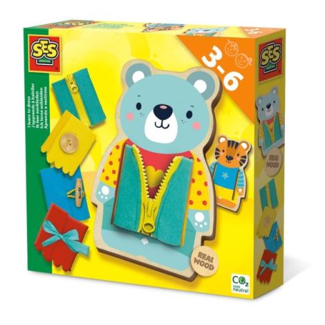 Set Ses Creative Invat sa imbrac - Jucarie Educativa