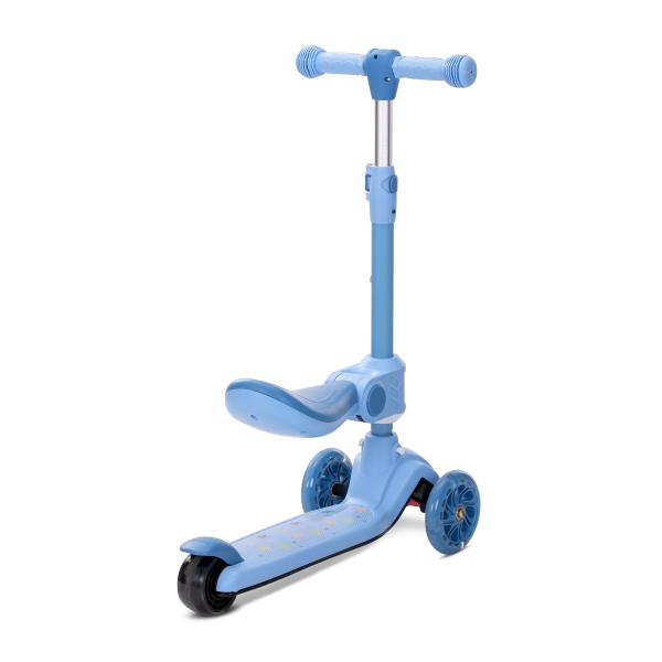 Trotineta Lorelli Speedster Blue cu LED și scaun - imagine 2