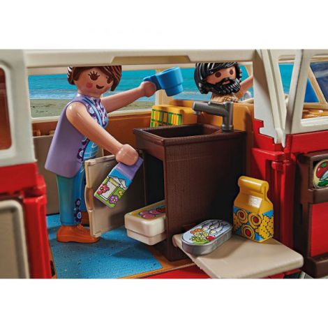VW T1 Camping Bus Playmobil - Aventuri - imagine 4