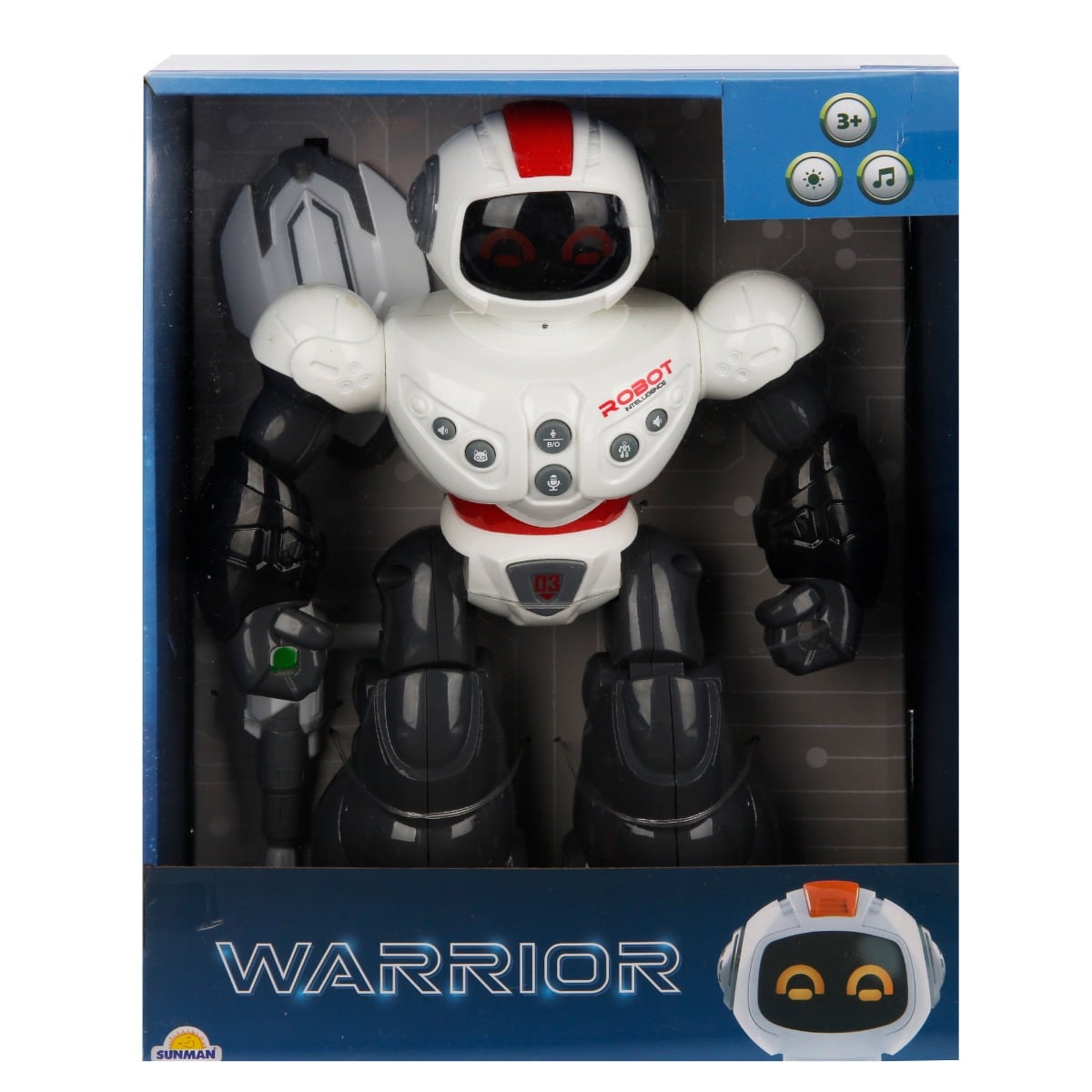 Sunman Warrior Robot Interactiv cu Lumini