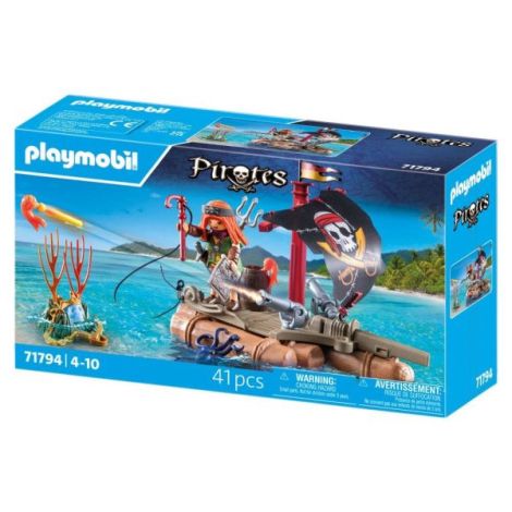 Playmobil Pluta Piraților cu Comoară - Jucărie - imagine 3