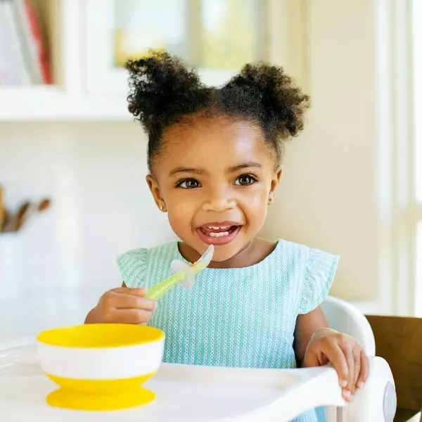 Set 2 lingurițe Munchkin Gentle Scoop, 6L+, Roz/Violet