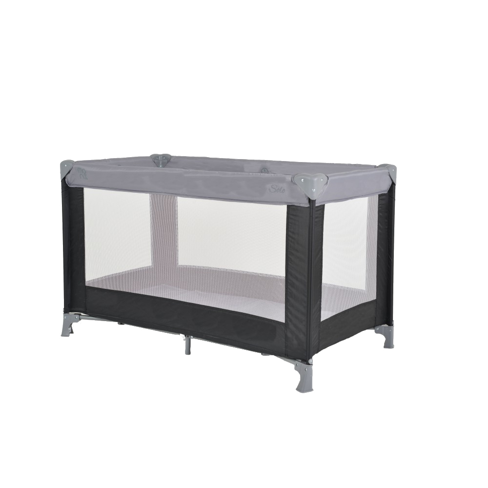 Patut Pliabil Moni Solo Grey cu Saltea - imagine 8