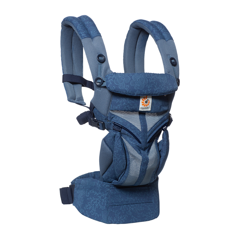 Marsupiu Ergobaby Omni 360 Cool Air Mesh Blue Blooms - imagine 3