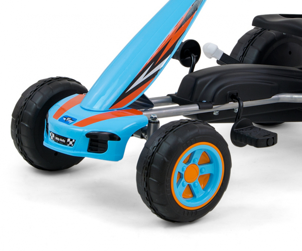 Kart cu pedale Viper Blue Milly Mally +3 ani