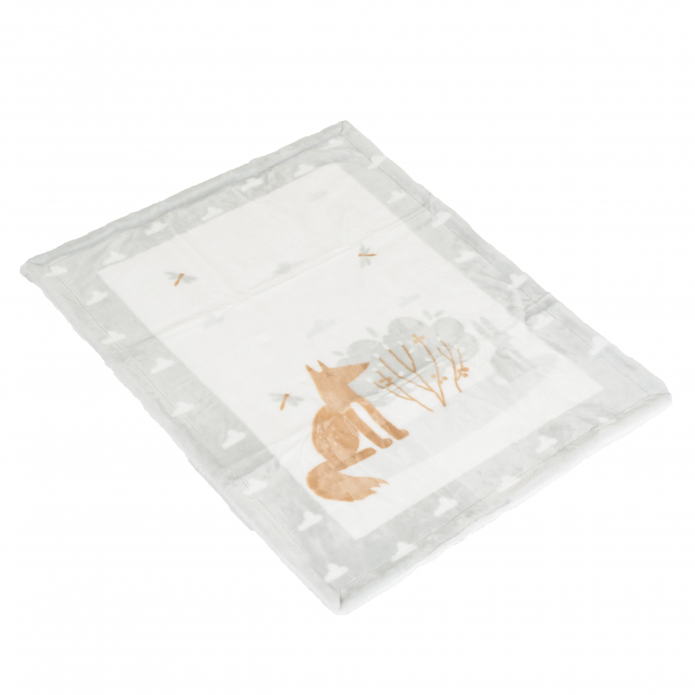 Patura Cangaroo Sherpa Bebe 80x110 cm Little Friends - imagine 5