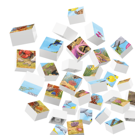 Puzzle Hubelino Subacvatic 35 piese - imagine 2