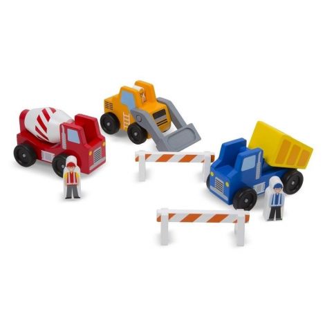 Set Vehicule Santier Melissa & Doug Lemn