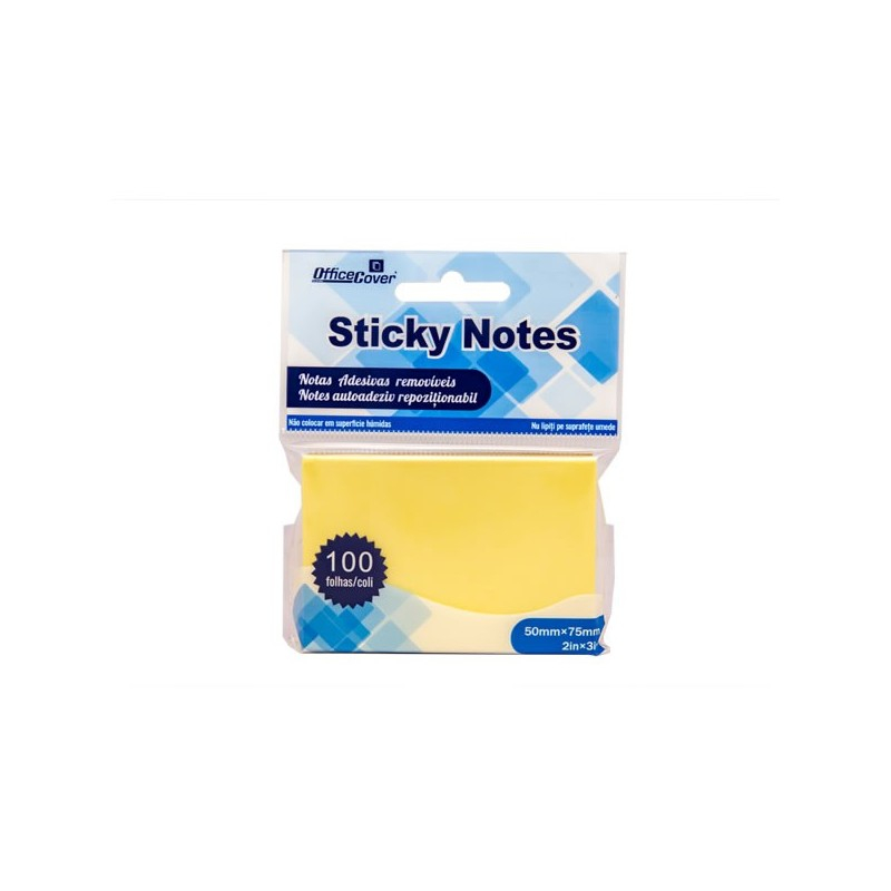 Notes Adeziv Office Cover 100 Coli 50x75mm
