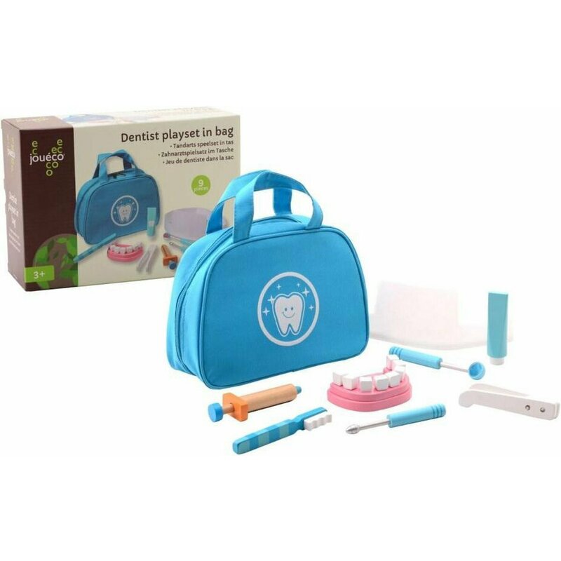 Set Dentist Joueco Lemn FSC cu Gentuță | Jucării