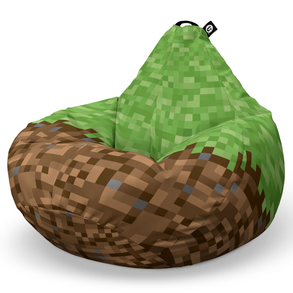 Fotoliu Puf Updeco Minecraft Iarbă - imagine 6