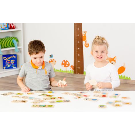 Puzzle Cognito Forme Beleduc | Joc Educațional Lemn - imagine 3