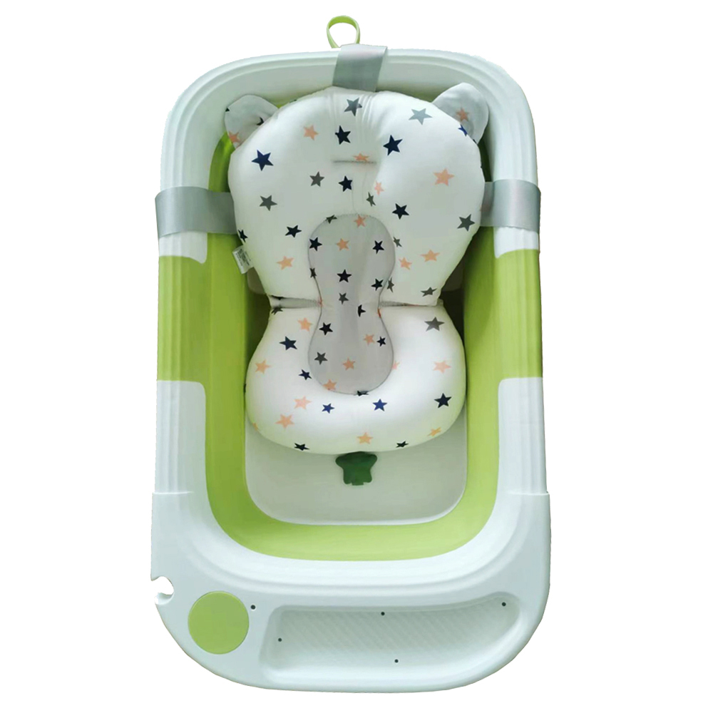 Little Mom Green: Cădiță Ultrapliabilă cu Termometru și Hamac - imagine 6