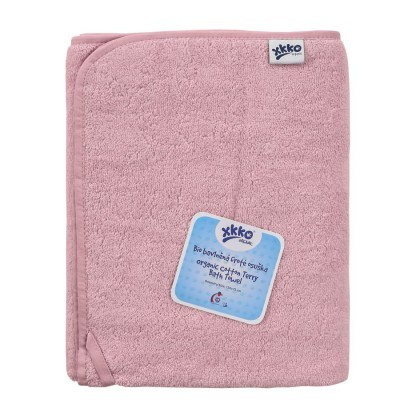 Prosop Bumbac Organic Pink XKKO 75x150cm