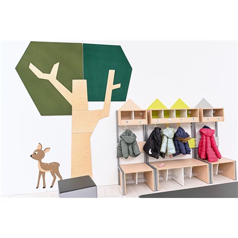Decor perete coroană copac Moje Bambino pentru creșe - imagine 5