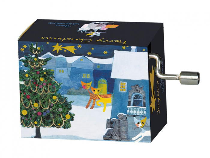 Flasnetă Sarbatori cu Pisici Fridolin | Melodie Jingle Bells