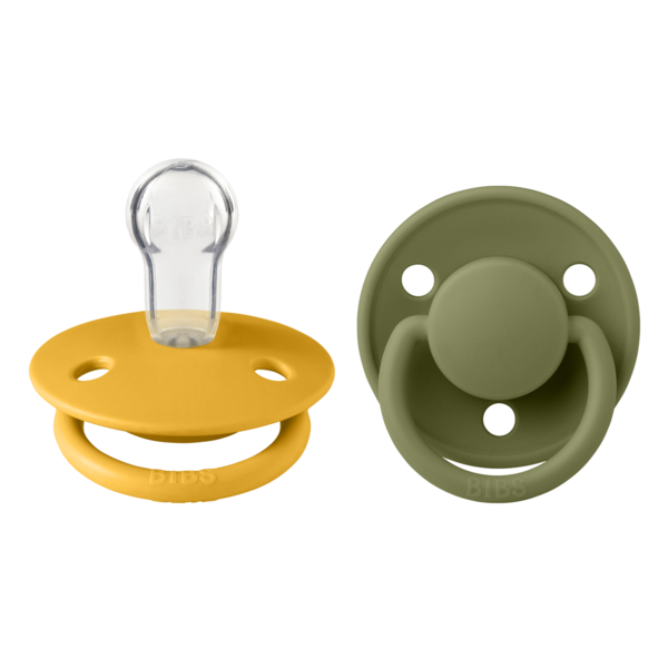 Set 2 Suzete BIBS Lux Honey Bee-Olive - imagine 3