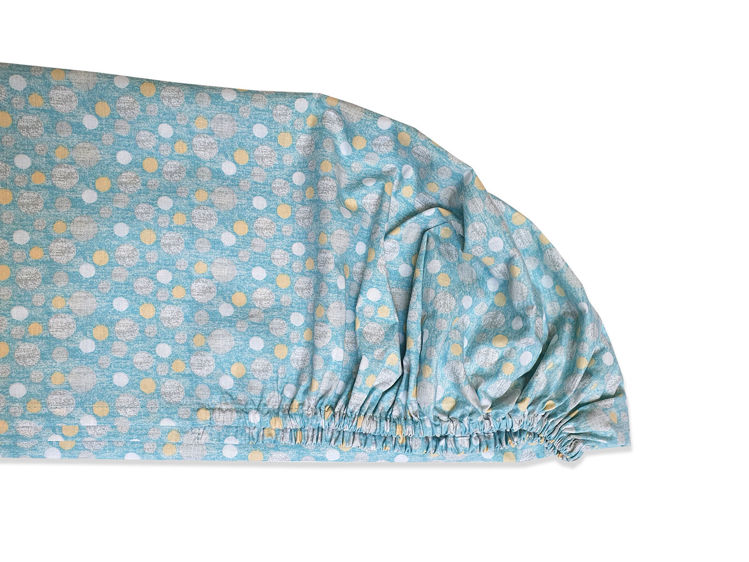 Cearceaf Bumbac 140x70 Kids Decor Bubble Blue