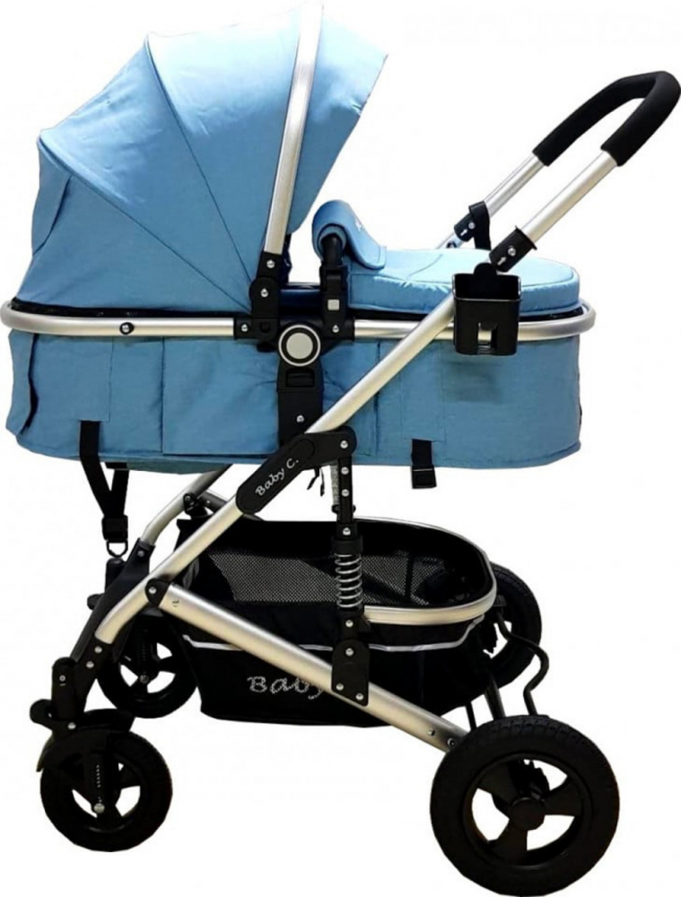 Carucior Baby Care 3in1 PRO 531 Albastru - imagine 2