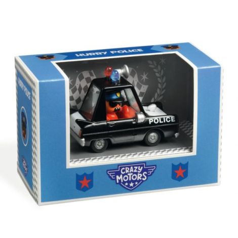 Mașină de Poliție Djeco Crazy Motors