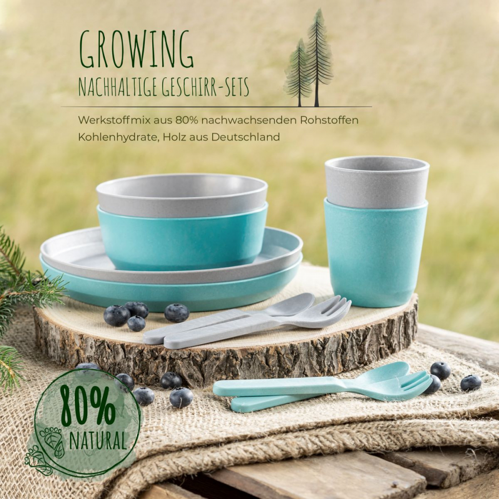 Set 2 Farfurii Reer Growing Plate Eco-Friendly