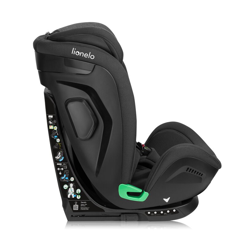 Scaun Auto Lionelo Harper i-Size cu ISOFIX Gri - imagine 8