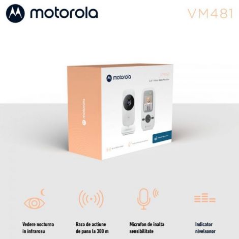 Monitor Video Bebelusi Motorola VM481 HD - imagine 4
