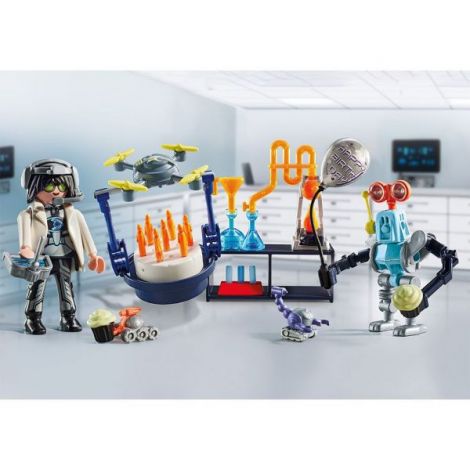 Playmobil Cercetator cu Roboti | Aventura Științifică - imagine 2