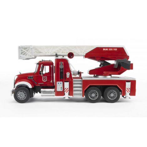 Bruder Camion Pompieri Mack Granite cu Scară - imagine 8
