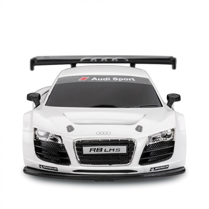 Masinuta Metalica Audi R8 1:24 Rastar Argintie