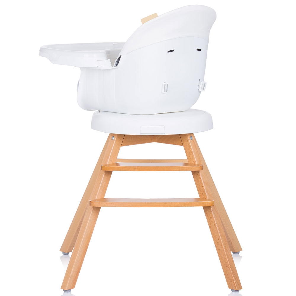 Scaun Masa Chipolino Rotto 3in1 Ivory, Sezut Rotativ - imagine 4
