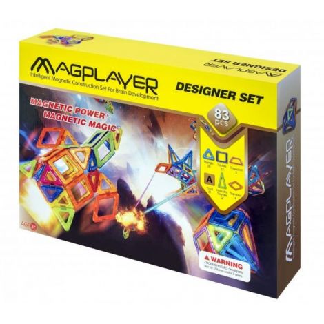Magplayer Set Constructii Magnetic 83 Piese