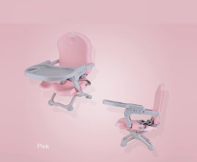 Scaun Masa Booster Little Mom, Compact și Pliabil - imagine 3