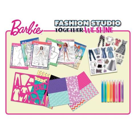 Lisciani Barbie Fashion Studio - Set Creativ Design - imagine 6