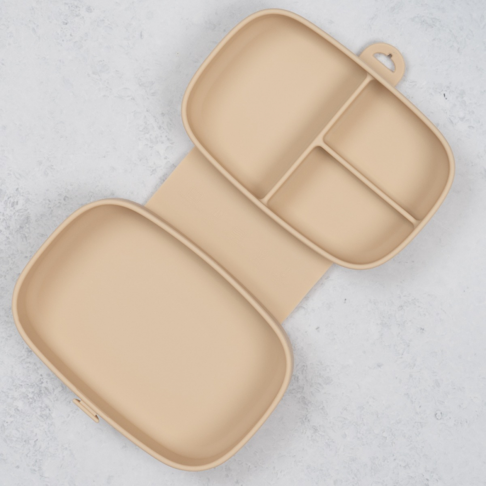 Caserola AppeKids cu ventuza, Bubble Beige