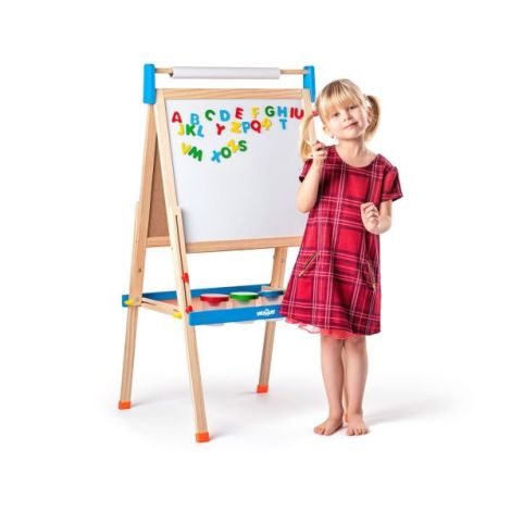 Tabla Woodyland educatională, 2 fețe, reglabilă - imagine 6