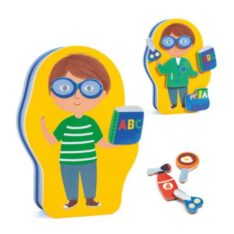 Jobissimo Djeco - Joc magnetic meserii educativ - imagine 2