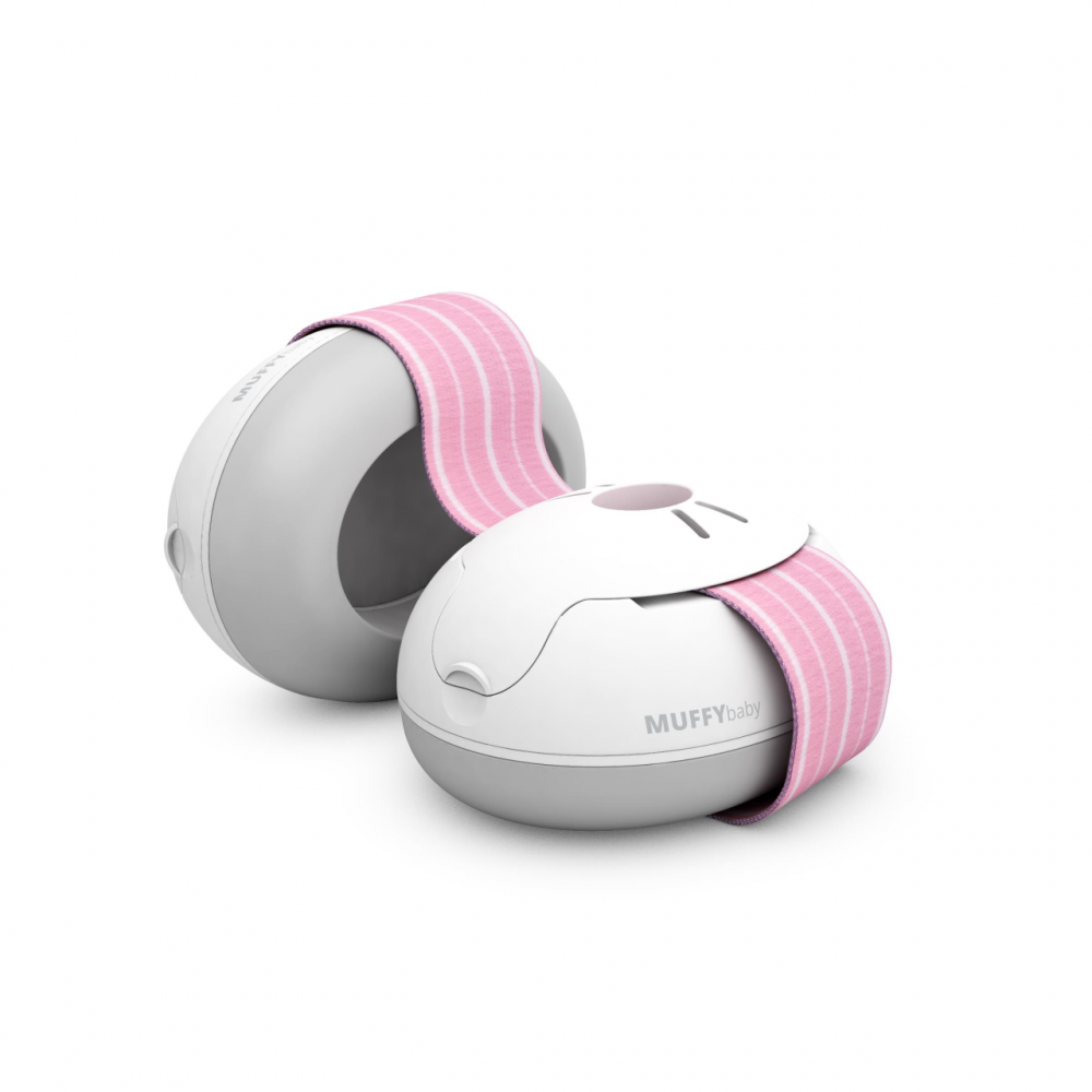 Căști Antifonice Bebeluși Alpine Muffy Pink - imagine 8