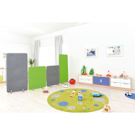 Covor Rotund Verde Moje Bambino, 2 m - imagine 2
