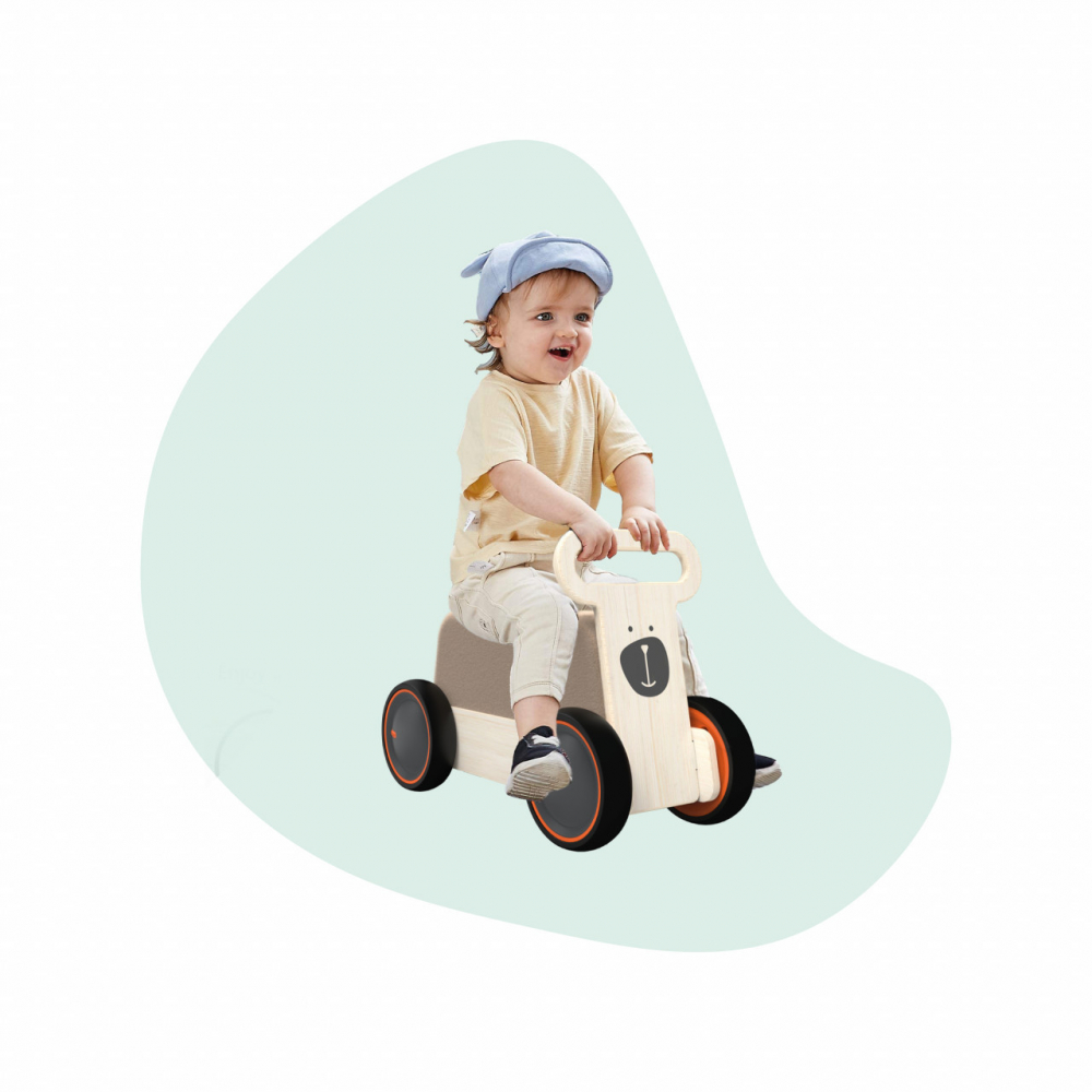 Mamatoyz Ride-On 3 in 1 Ursulet - imagine 7
