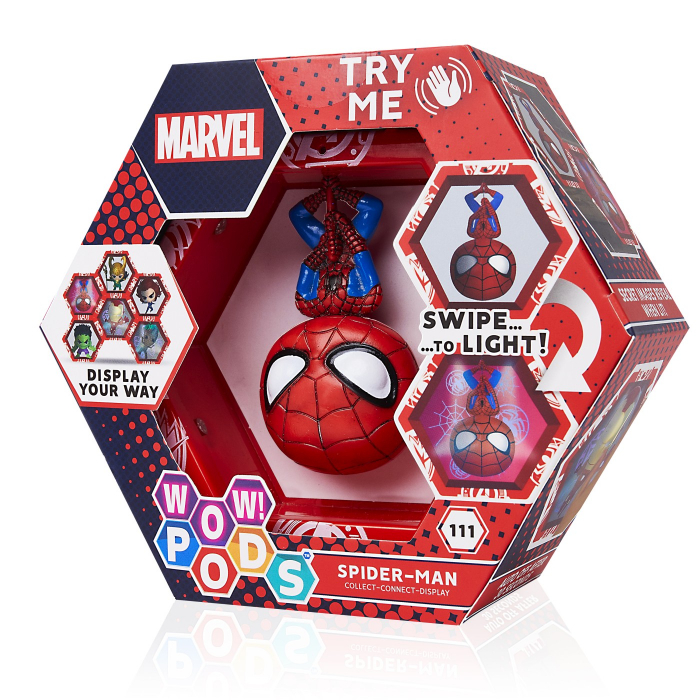 Wow! Pods Spiderman - Jucărie interactivă cu lumină UV