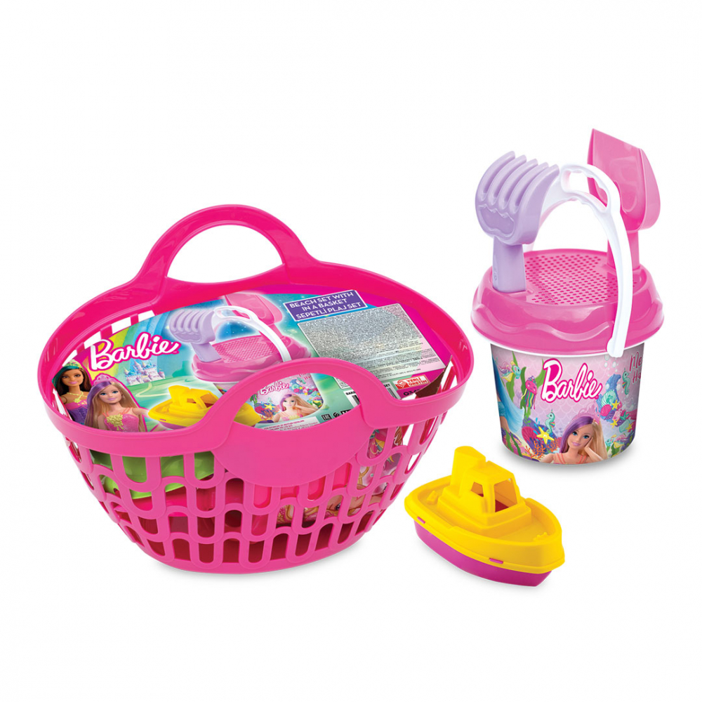 Set Castel Plaja Barbie Dede, 6 Accesorii