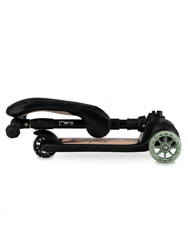Trotineta 2in1 MoMi Kiuru Black, Pliabilă, 3 Ani+ - imagine 5