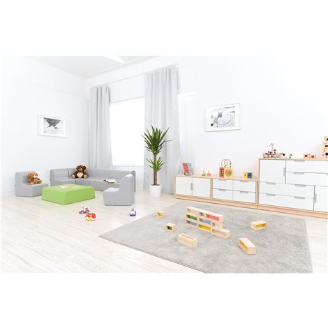 Scaun Gri Moje Bambino, Fără Ftalați - imagine 4