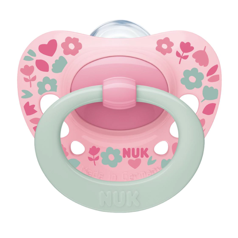 Suzeta Nuk Signature Silicon Roz, 18-36 Luni